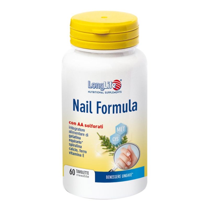 LONGLIFE NAIL FORMULA 60 Tav. LONGLIFE NAIL FORMULA 60 Tav.