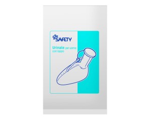 Safety Urinale Pappagallo In Plastica Con Tappo