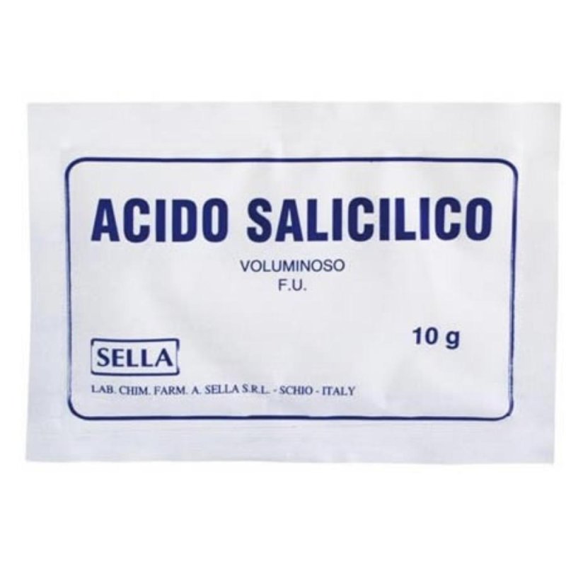 Acido Salicilico Bustine 10 G – Uso Dermatologico integratore alimentare Acido Salicilico Bustine 10 G – Uso Dermatologico integratore alimentare