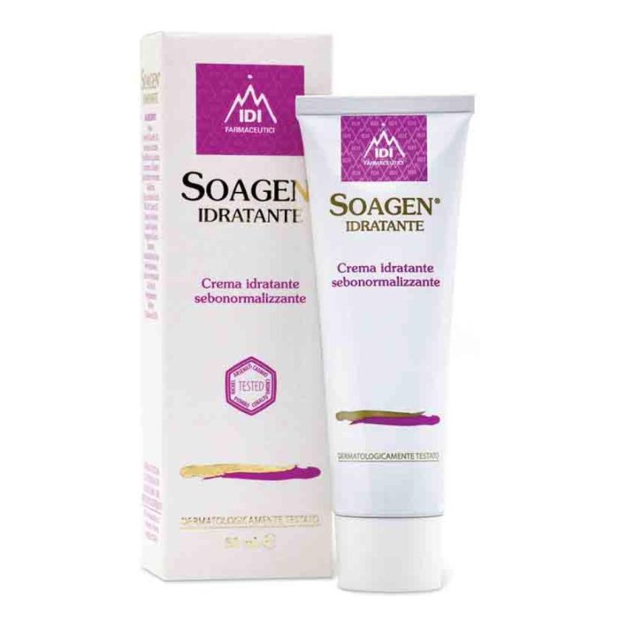 IDI Farmaceutici Soagen Idratante Crema Sebonormalizzante 50 ml IDI Farmaceutici Soagen Idratante Crema Sebonormalizzante 50 ml