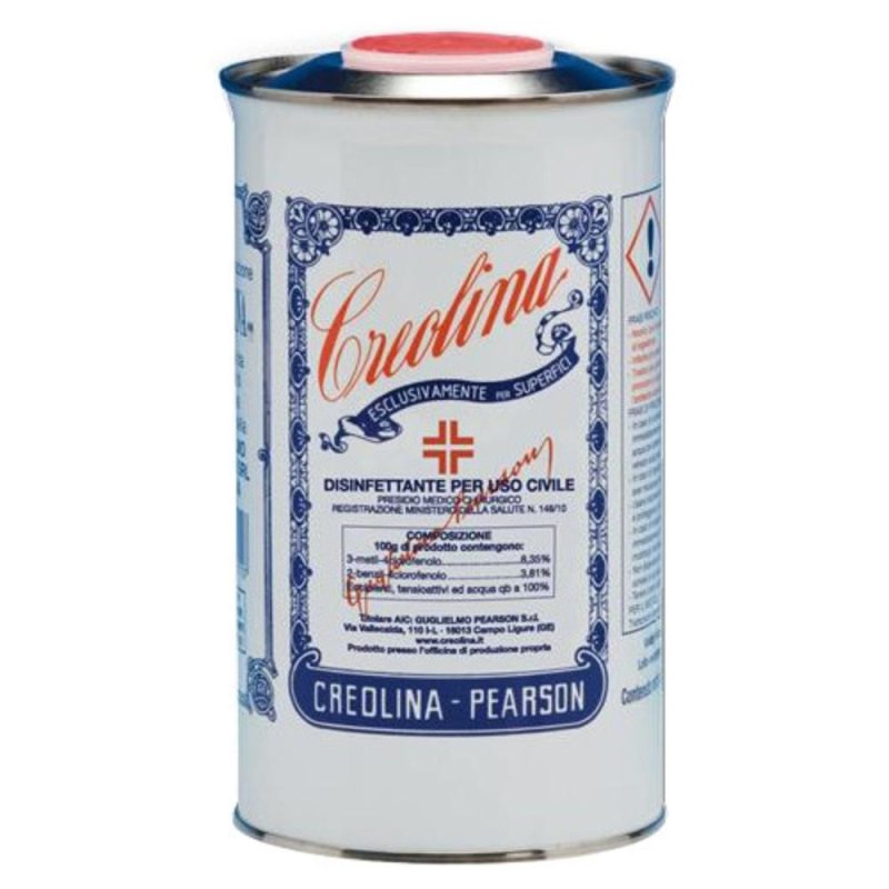 Creolina: Disinfettante e Detergente Ad Alta Efficacia per Ambienti e Superfici 1L Creolina: Disinfettante e Detergente Ad Alta Efficacia per Ambienti e Superfici 1L
