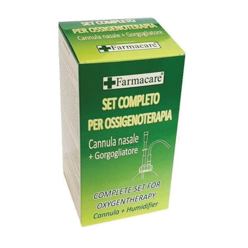 Set per ossigenoterapia completo F Care per somministrazione di ossigeno medicale