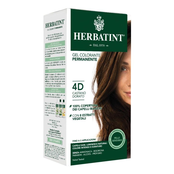 Antica Erboristeria Herbatint 4d Castano Dorato 135 Ml