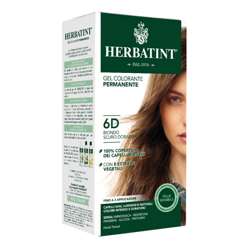 Antica Erboristeria Herbatint 6d Biondo Scuro Dorato 135 Ml Antica Erboristeria Herbatint 6d Biondo Scuro Dorato 135 Ml