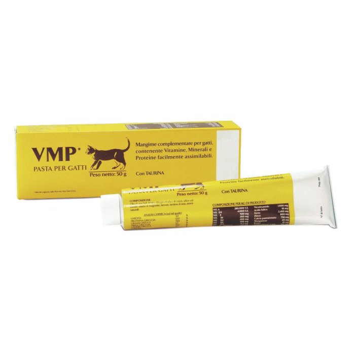 Zoetis Pfizer Animali Domestici VMP Vitamine Gatti Integratore Pasta 50 g Zoetis Pfizer Animali Domestici VMP Vitamine Gatti Integratore Pasta 50 g