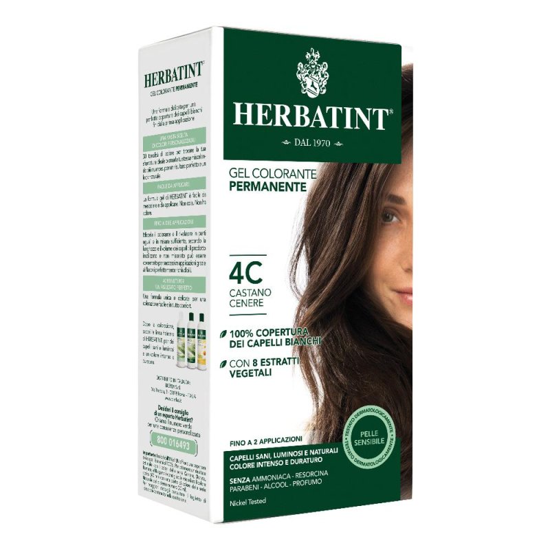 Antica Erboristeria Herbatint 4c Castano Cenere 135 Ml Antica Erboristeria Herbatint 4c Castano Cenere 135 Ml