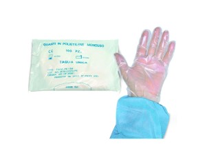 Safety Guanti In Polietilene Monouso Taglia Unica 100 Pezzi