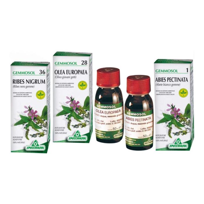 Specchiasol Gemmosol - 48 Mirtillo Rosso Integratore Alimentare 50 ml