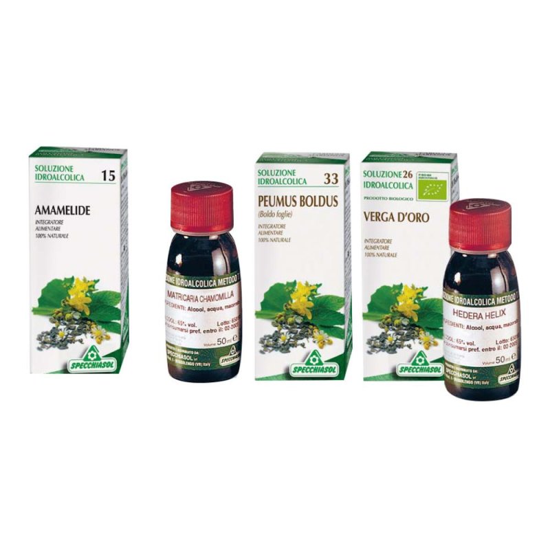 Specchiasol Soluzione Idroalcolica 5 Calendula Integratore Alimentare 50 ml