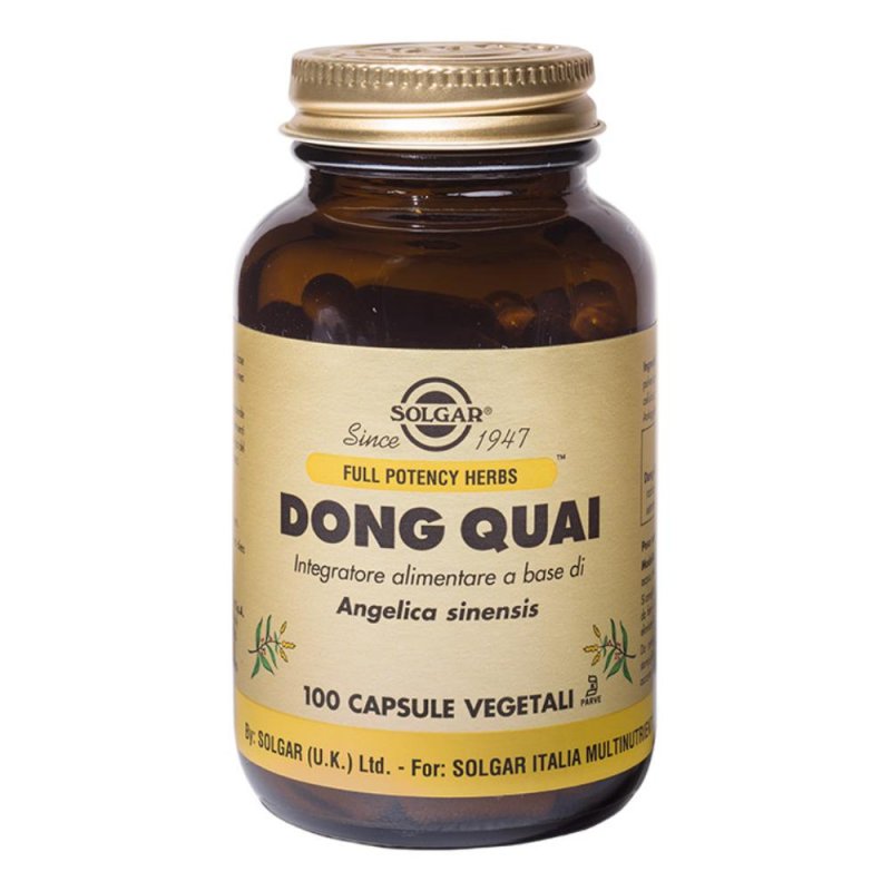 Solgar It. Multinutrient Dong Quai 100 Capsule Vegetali Solgar It. Multinutrient Dong Quai 100 Capsule Vegetali