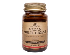 Solgar  Digestione Sana Vegan Multi Digest Integratore 50 Tavolette Mastic