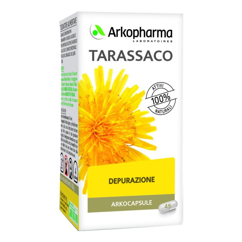 Arkocapsule Benessere e Depurazione Tarassaco Integratore 45 Capsule Arkocapsule Benessere e Depurazione Tarassaco Integratore 45 Capsule