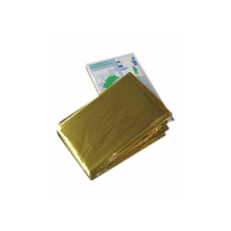 Farmacare Coperta Isotermica Oro/Argento Misura 160 x 210 cm, 1 Pezzo