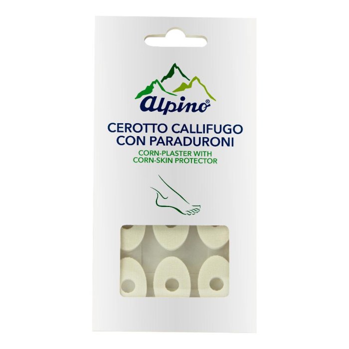 Alpino cerotto callifugo + 4 paracalli - cerotti per rimozione calli e protezione delle zone dolenti