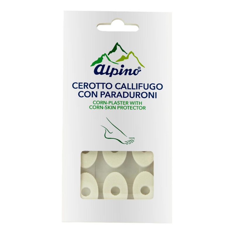 Alpino cerotto callifugo + 4 paracalli - cerotti per rimozione calli e protezione delle zone dolenti