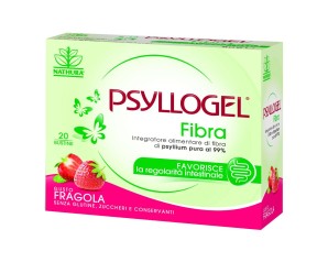 Nathura  Intestino Sano Psyllogel Fibra Integratore 20 Buste Fragola