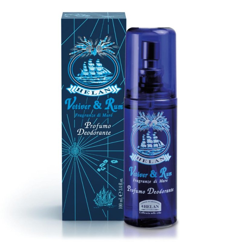 Deodorante al Vetiver 100 ml Uomo e Donna &ndash; Profumo Fresco Naturale a Lunga Durata