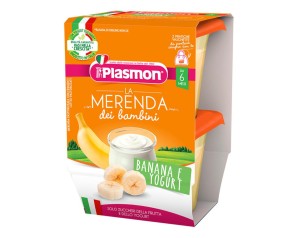 Plasmon La merenda dei Bambini Banana e Yogurt da 6-36 mesi 2 x 120g