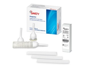 Safety Catetere Esterno Con Striscia Biadesiva Uroguaina 35 Mm 30 Pezzi