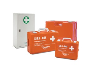 Safety Cassetta Pronto Soccorso Vuota Metallica 46x30x14
