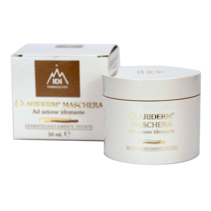 IDI Farmaceutici Cosmetica Clariderm Maschera Idratante Ac. Glicolico 50ml IDI Farmaceutici Cosmetica Clariderm Maschera Idratante Ac. Glicolico 50ml
