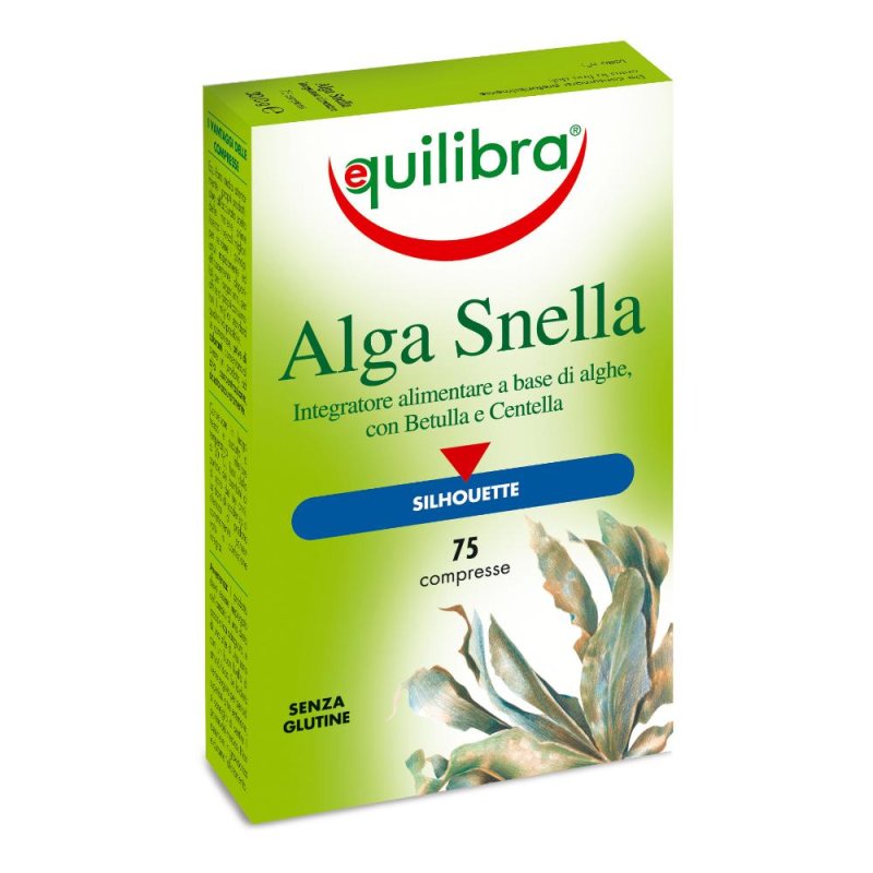 Equilibra Alga Snella 75 Compresse Integratore Dimagrante con Alga Bruna per Controllo del Peso