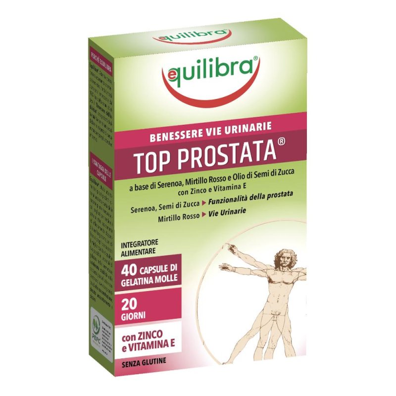 Equilibra Top Prostata 40 Perle Gelatinose