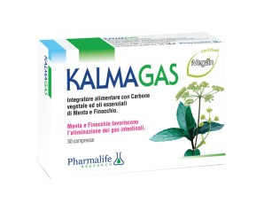 Kalmagas 30 compresse - integratore per gonfiore addominale e gas intestinali