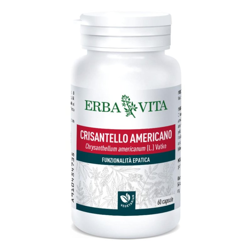 Erba Vita Linea Monoplanta Crisantello Americano Digestione Integratore Alimentare 60 Capsule 500 mg Erba Vita Linea Monoplanta Crisantello Americano Digestione Integratore Alimentare 60 Capsule 500 mg
