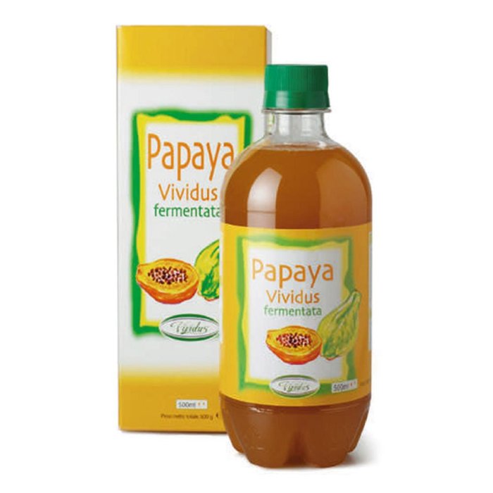 Integratore Papaya Fermentata 500 ml VIV &ndash; Integratore Alimentare Naturale con Papaya, Sostegno Difese Immunitarie e Azione Antiossidante