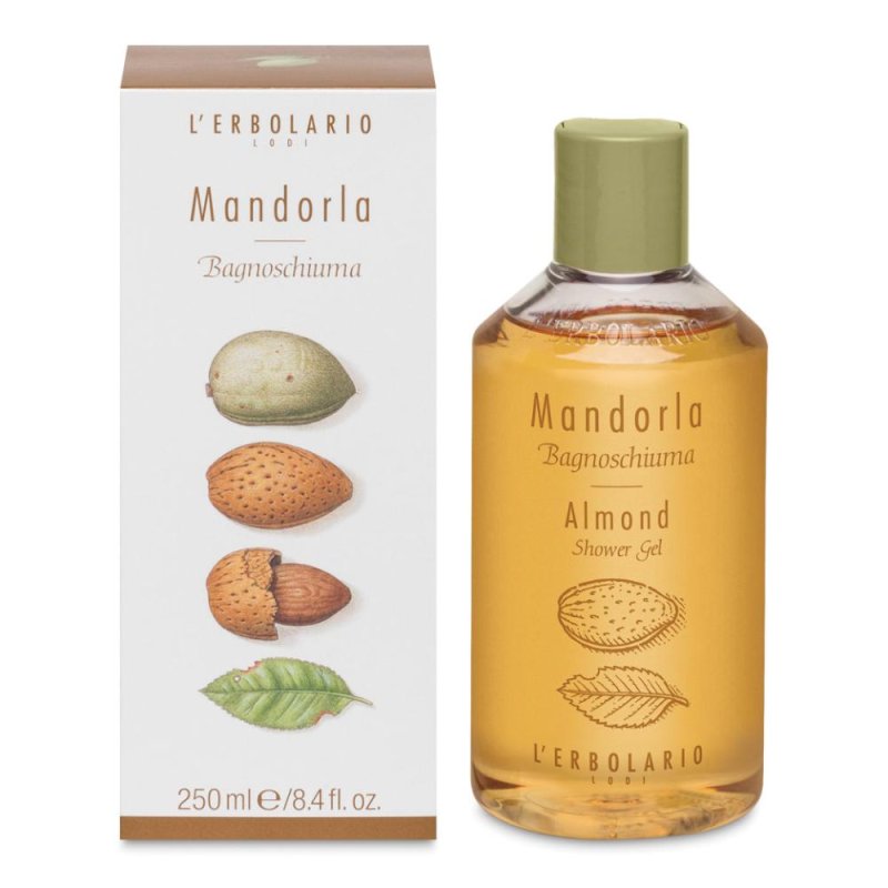 Bagnoschiuma mandorla 250 ml - detergente corpo Bagnoschiuma mandorla 250 ml - detergente corpo