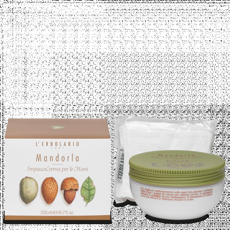 Crema impacco mani alla mandorla 200 ml - cura mani