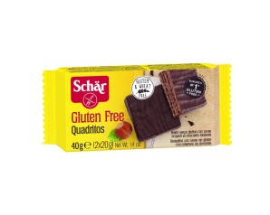 Schar Biscotti Quadritos Wafer Senza Glutine 40 Grammi