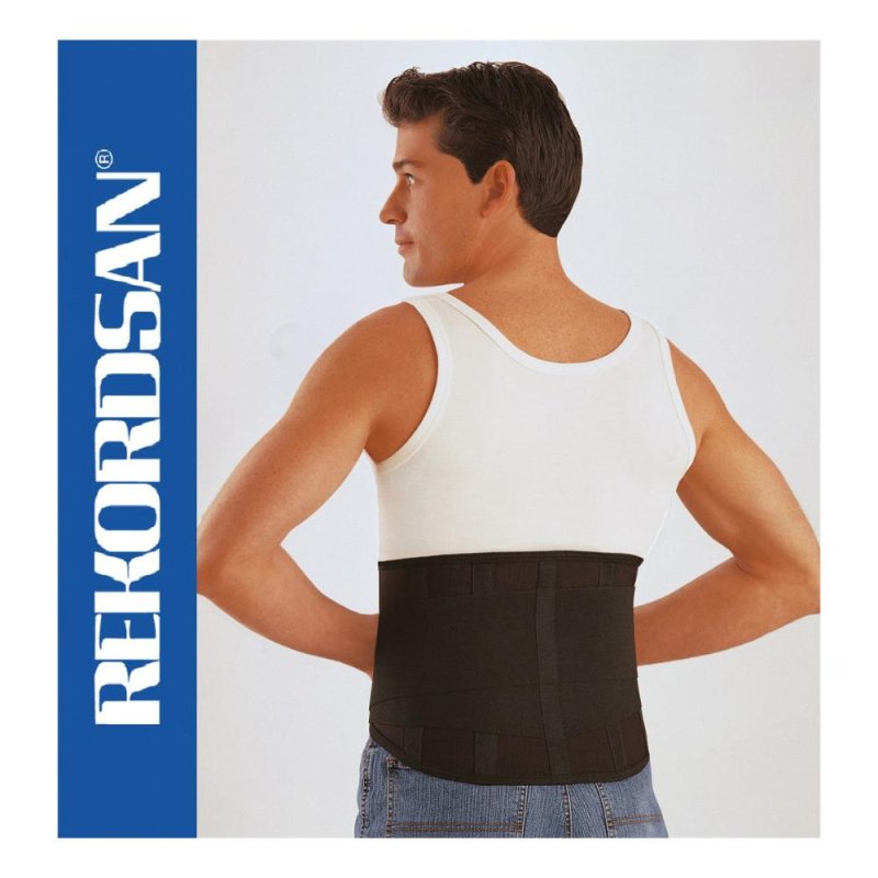 Rekordsan corsetto nero taglia 3 - busto elastico di sostegno lombare Rekordsan corsetto nero taglia 3 - busto elastico di sostegno lombare