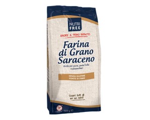 Nutrifree Farina Grano Saraceno  500 G – Senza Glutine farine e ingredienti per ricette dolci e salate, anche senza glutine