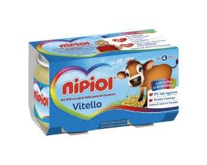NIPIOL OMOG VITELLO 120G 2PZ