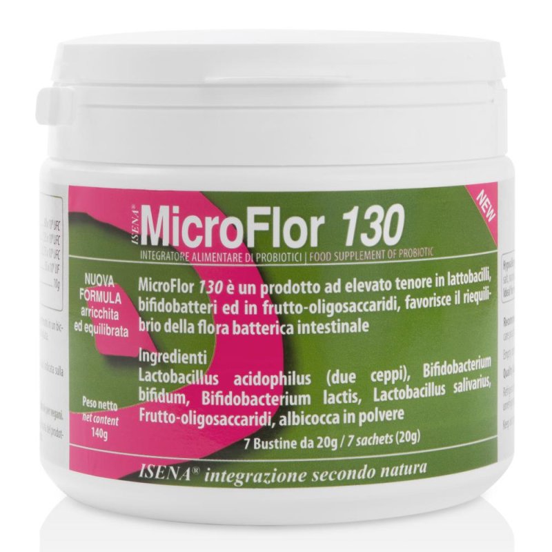 MicroFlor 130 integratore con fermenti lattici 7 bustine da 20 grammi