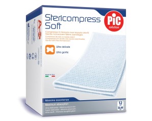 Artsana Pic Stericompress Soft Compresse Di Garza 18x40cm 12 Pezzi