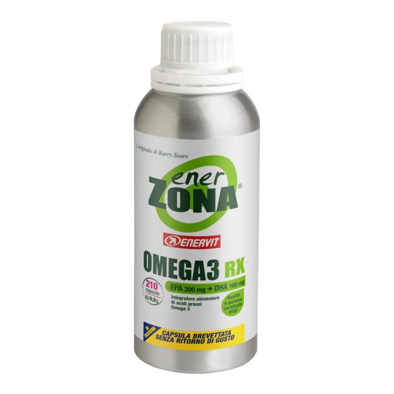Enerzona  Integratori Omega3 Rx Acidi Grassi EPA DHA 210 Capsule da 0,5 g