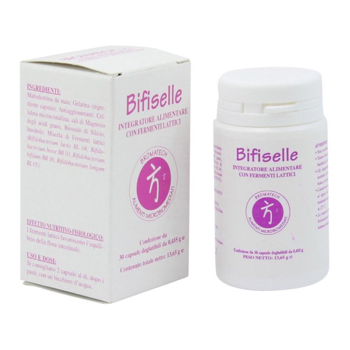 Bifiselle Fermenti Integratore Bromatech  Intestino Sano  30 Capsule
