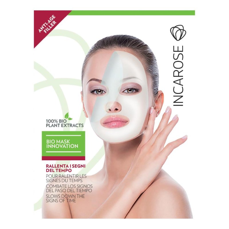 Incarose Bio Mask Alghe Anti-Age Filler Maschera Viso Monouso AntiRughe Incarose Bio Mask Alghe Anti-Age Filler Maschera Viso Monouso AntiRughe