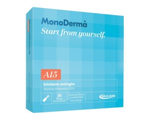 MonoDermà A15 Trattamento Esfoliante Anti-Rughe 28 Ampolle  Vitamine