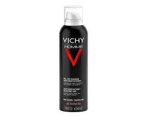 Vichy  Homme Gel Mousse da Barba Anti-Irritazioni Uomo Pelli Sensibili 150 ml