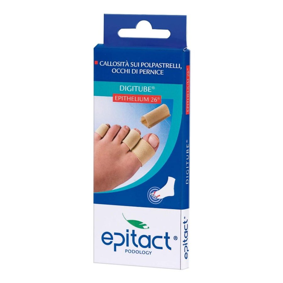 Epitact Digitube Epithelium 26 Protezione Calli In Gel Di Silicone Taglia Medium Epitact Digitube Epithelium 26 Protezione Calli In Gel Di Silicone Taglia Medium