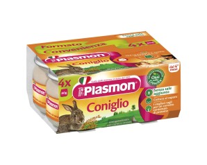 Plasmon Omogeneizzato Coniglio 4 X 80 G