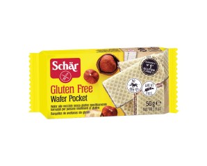Schar Biscotti Wafer Pocket Nocciole Senza Glutine 50 g