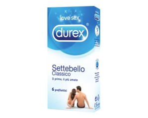 Durex Settebello Classico Condom Confezione con 6 Profilattici