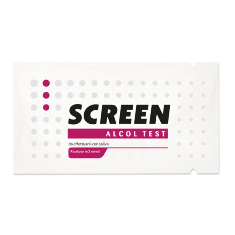 Etilometro Usa e Getta SCREEN Alcol Test - Rilevazione Rapida della Presenza di Alcool nel Corpo Etilometro Usa e Getta SCREEN Alcol Test - Rilevazione Rapida della Presenza di Alcool nel Corpo