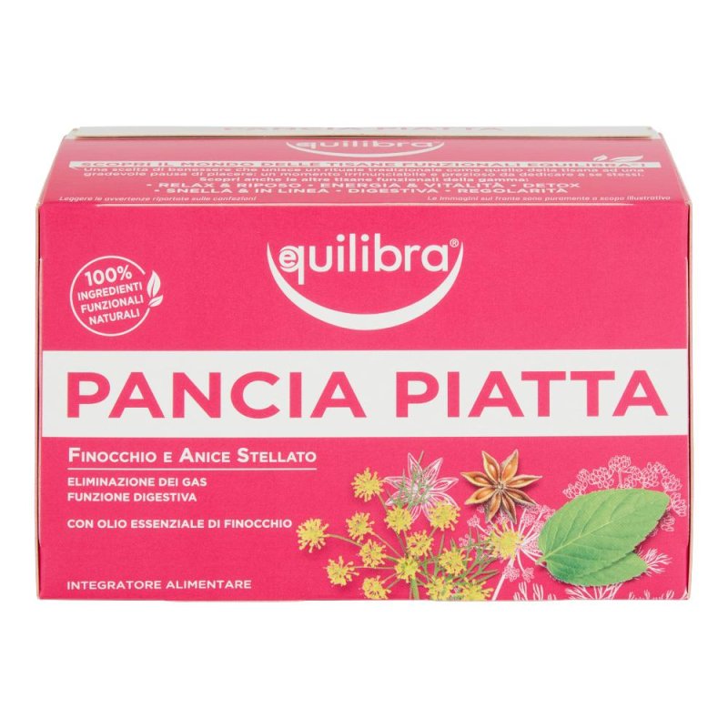 Tisana Pancia Piatta 15 filtri - tisana digestiva e sgonfiante per pancia piatta
