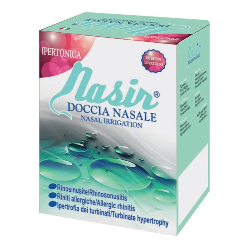 Soluzione Fisiologica Ipertonica Sterile Nasir 8 Sacche Versione Da 250ml Ricarica